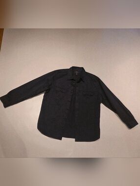 Banana Republic Black Lightweight Shirt Jacket